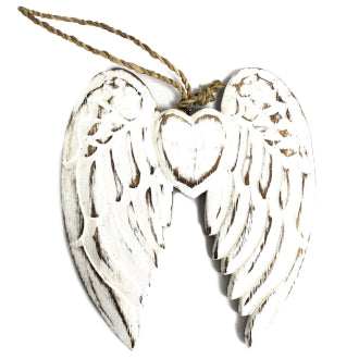 Double Angel Wing and Heart